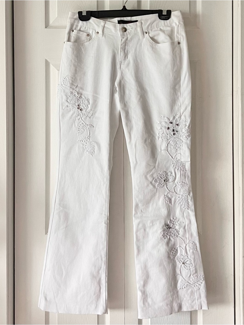 Willi Smith Beaded Bootcut Jeans